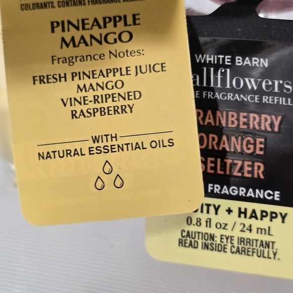 Bath & body works WB wallflower refills 5 island pineapple cranberry tut Nwt - Picture 3 of 6